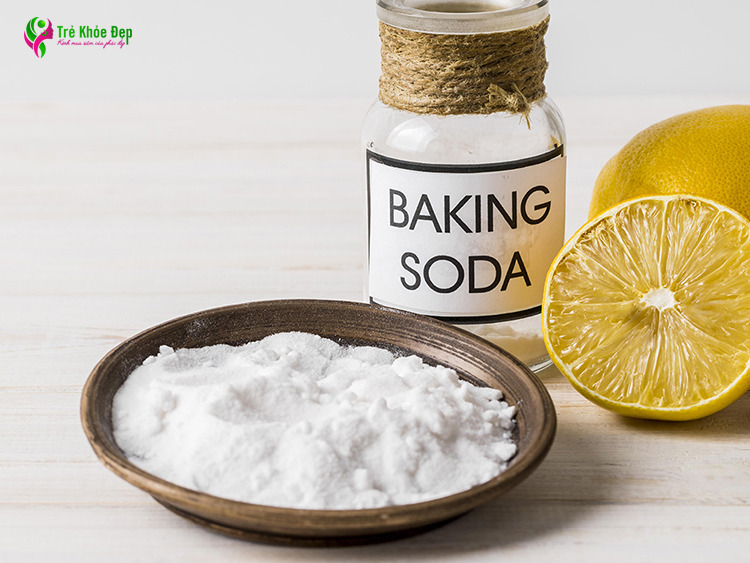 Trị nấm da đầu tại nhà bằng chanh và baking soda